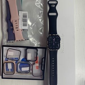 Unlocked Apple series 7 watch 41mm midnight aluminum gps